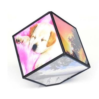 Rotating Photo Frame With 6 Sides Frame