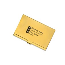 Gold Finish Card Holder