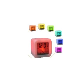 Rotating Multi Coloured Led Digital Clock